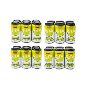 RESTART Rita Delta 9 THC 10MG Cannabis Seltzer Agave Lime “ENERGY" / 24-pack
